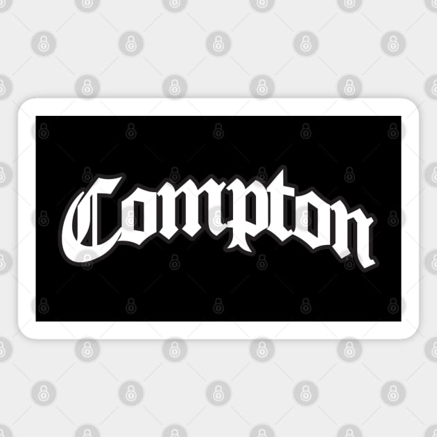 Compton Original Logo Magnet by NineBlack